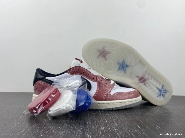 Rep 1 ROOM BLACK' X OG LOW JORDAN AIR FN0432-017 TROPHY 'RED 0711